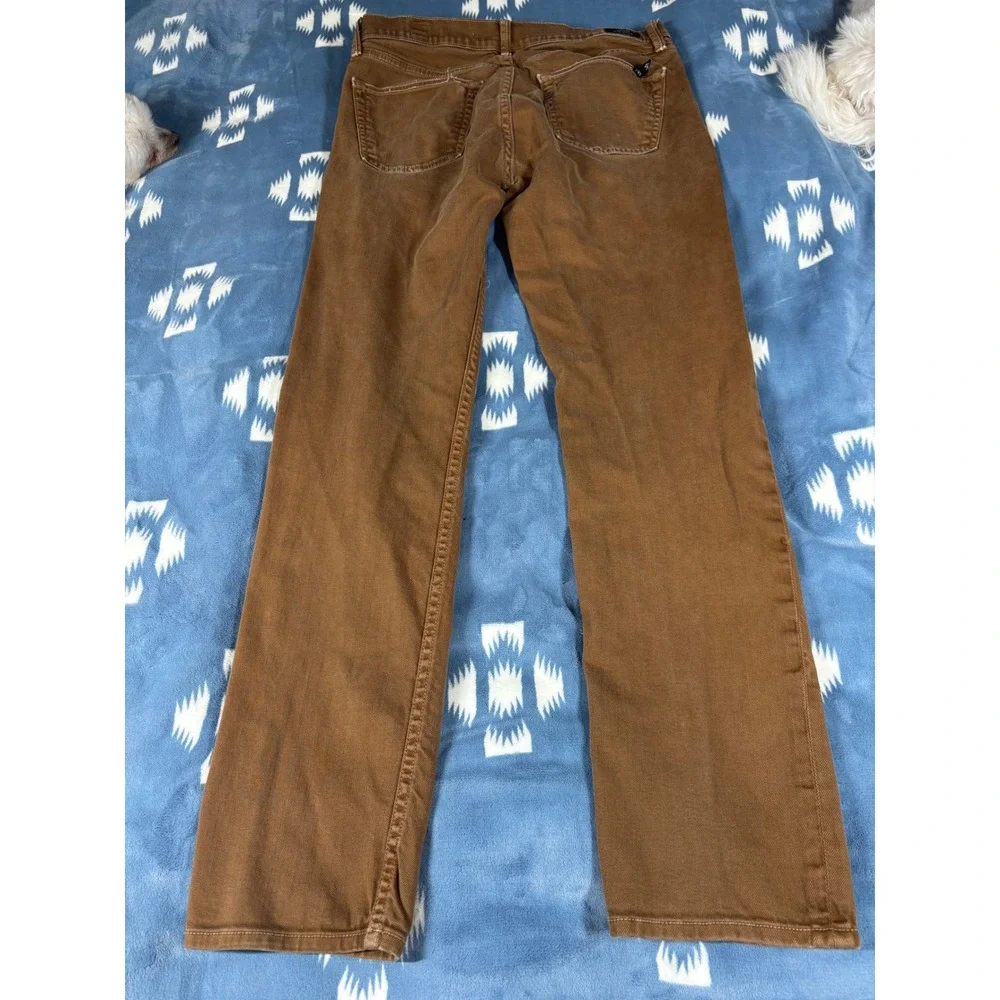 Noend Denim Mens Slim Fit Jeans Oak Brown Made in USA MS1034IOAK32 Size 32